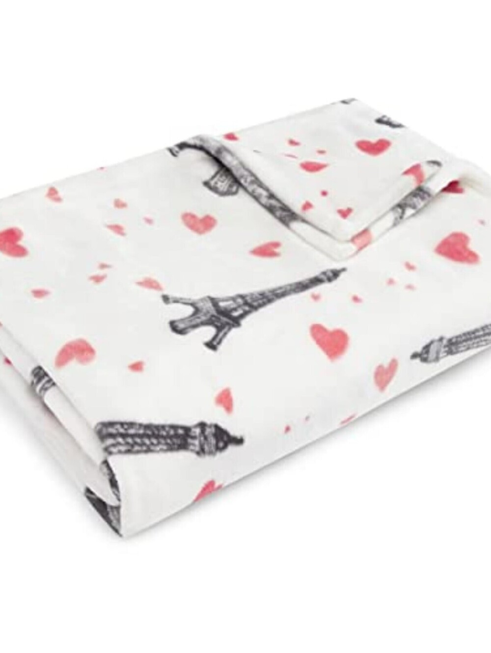 Betsey Johnson - Blanket, Buttery-Soft Throw 50" x 70", Paris Love Pink